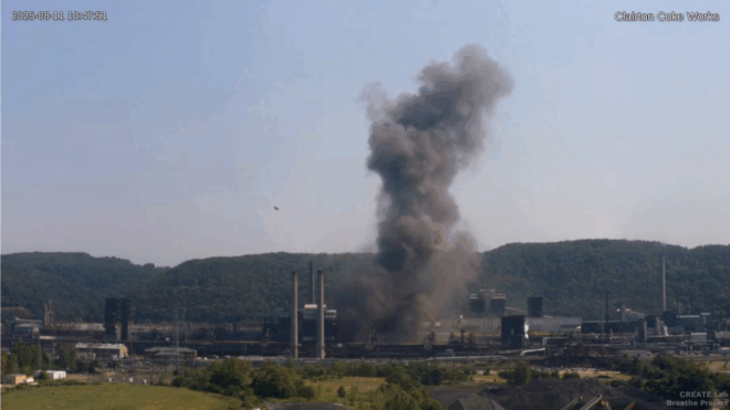 Explosion at Clairton Coke Works